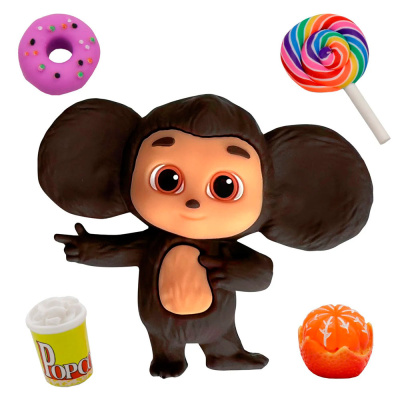 Фигурка Чебурашка 6 см черничный пончик коллекция Кино Funky Toys CHE240 1